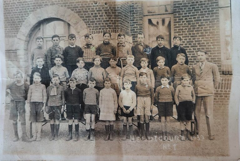 Photo de classe – Heudicourt 1937