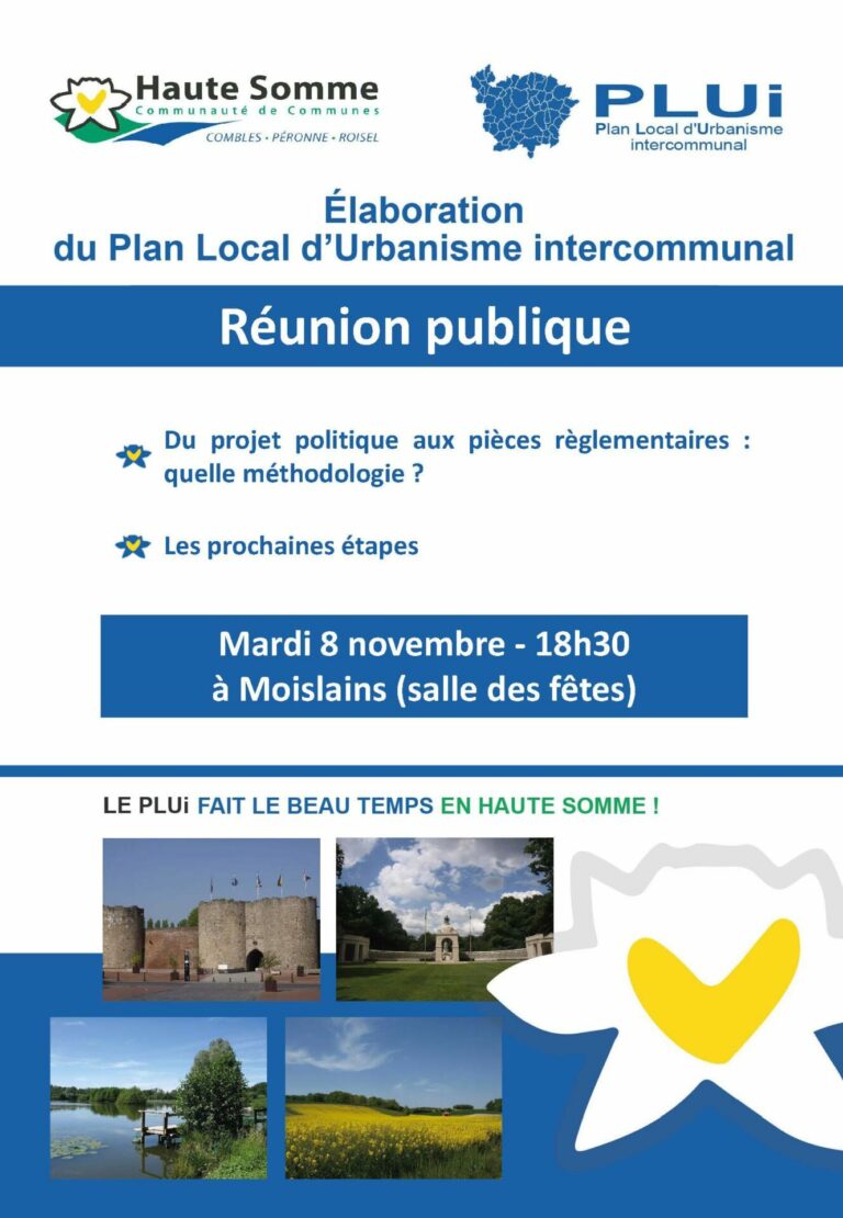 Réunion publique PLUI