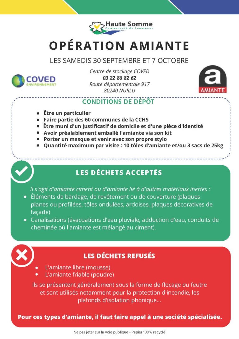 Opération amiante – 2023